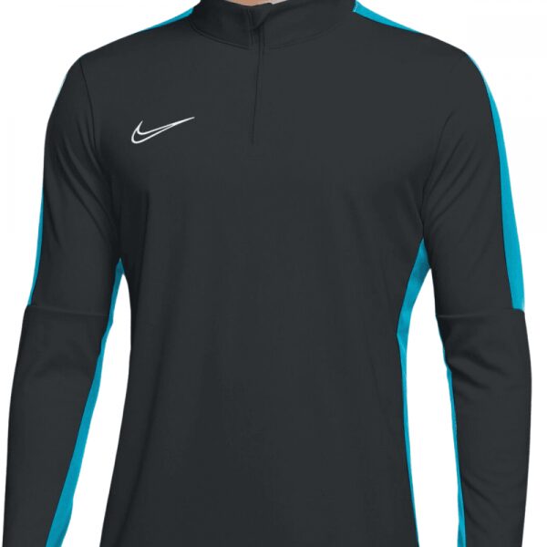 Mens Dri-FIT Academy Football Quarter Zip Drill Top Black