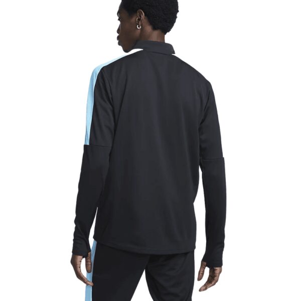 Mens Dri-FIT Academy Football Quarter Zip Drill Top Black