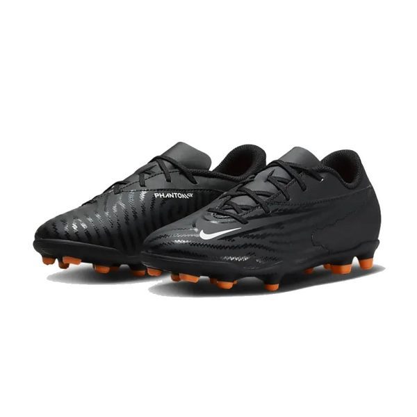 Kids Phantom GX Club MG Football Boots Black