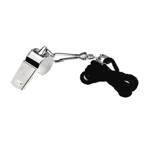 Metal Whistle & Lanyard