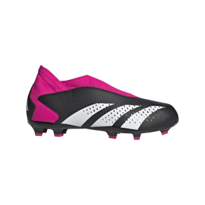 Kids Predator Accuracy.3 Laceless FG Football Boots Black