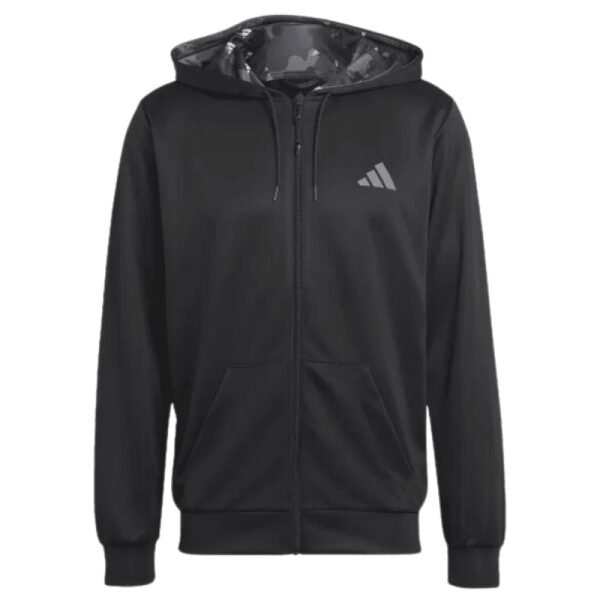 Mens Train Essentials Full Zip Jacket Black