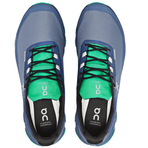 Mens Cloudvista Waterproof Trail Running Shoe Blue