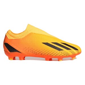 Kids X Speedportal.3 Laceless FG Football Boots Orange
