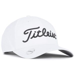 Mens Performance Ball Marker Cap White