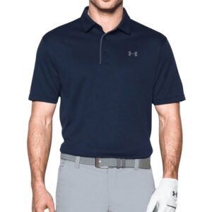 Mens Tech Polo Shirt Navy