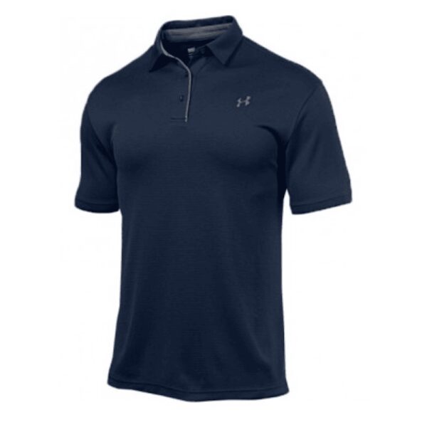 Mens Tech Polo Long Fit Shirt Navy