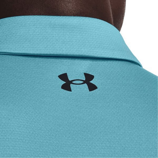 Mens Tech Polo Long Fit Shirt Blue