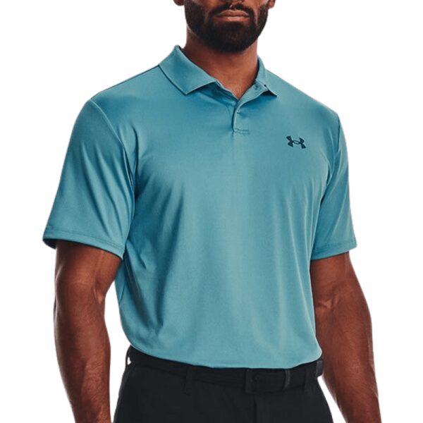 Mens Tech Polo Shirt Blue
