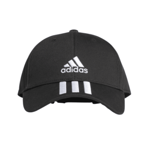 Baseball Cap 3 Stripes Black