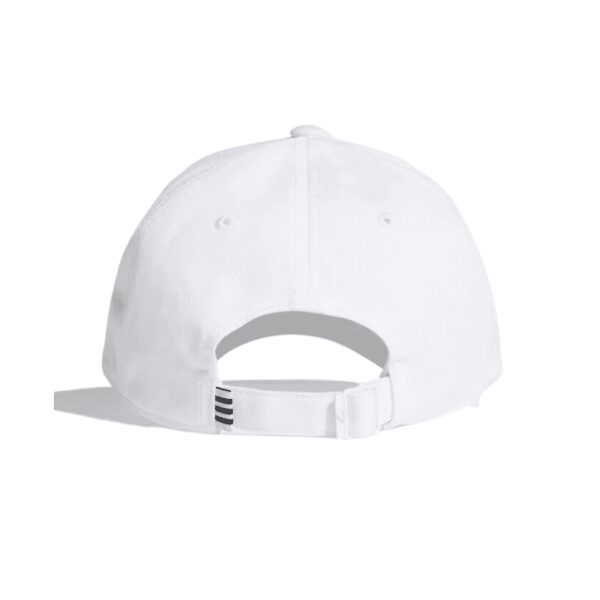 Baseball Cap 3 Stripes White