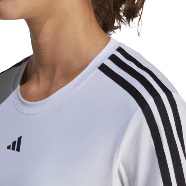Womens 3 Stripe Train Essentials T-shirt White