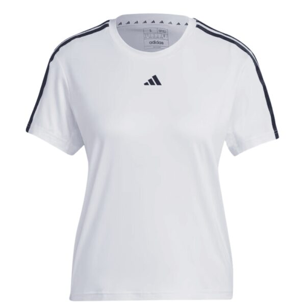 Womens 3 Stripe Train Essentials T-shirt White