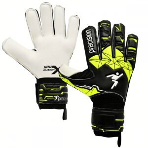 Junior Fusion X Flat Finger Protective Goalkeeper Gloves