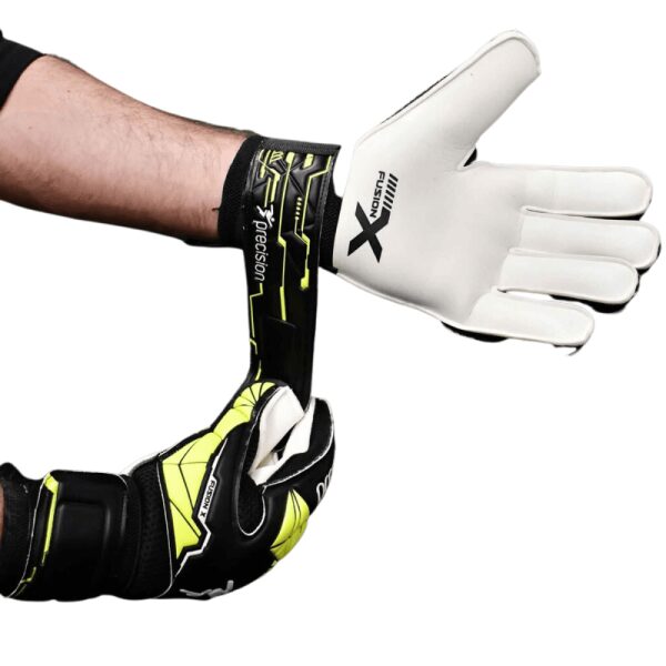 Junior Fusion X Flat Finger Protective Goalkeeper Gloves