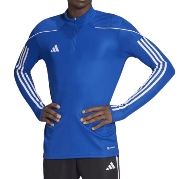 Mens Tiro 23 League Training Quarter Zip Blue