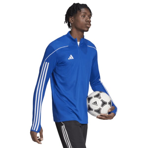 Mens Tiro 23 League Training Quarter Zip Blue