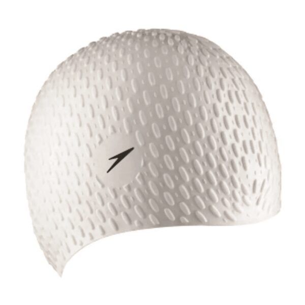 Bubble Swimming Cap White