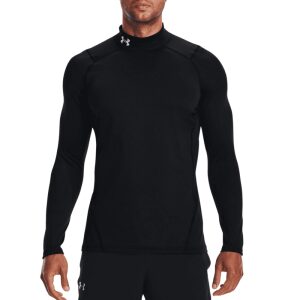 Mens ColdGear Armour Fitted Top Black