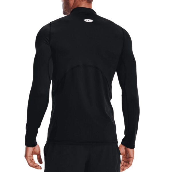 Mens ColdGear Armour Fitted Top Black