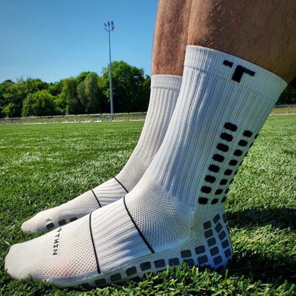 3.0 Grip Socks Mid Calf White