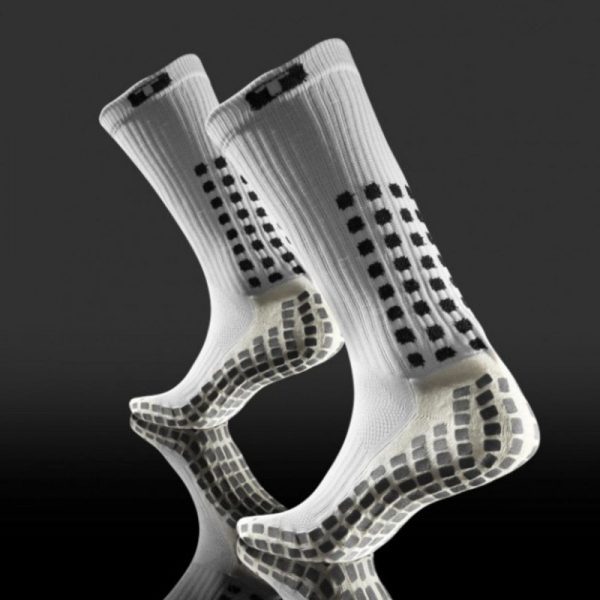 3.0 Grip Socks Mid Calf White