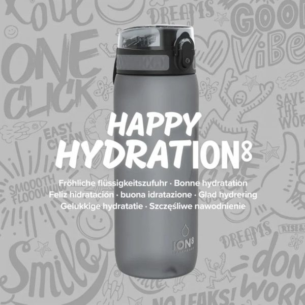 Leak Proof Water Bottle 750ml Grey