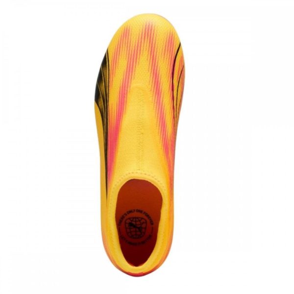 Kids Ultra Match Laceless FG Football Boots Orange