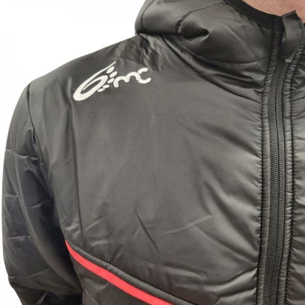 Padded Club Jacket Black/Red
