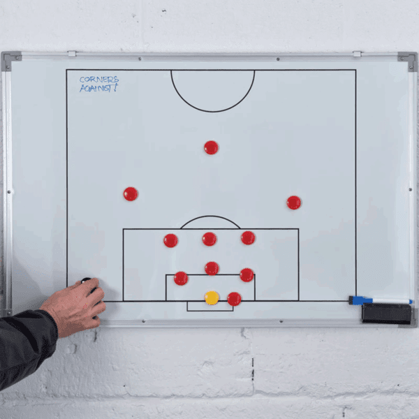 Double-Sided Soccer Tactics Board 60x90cm