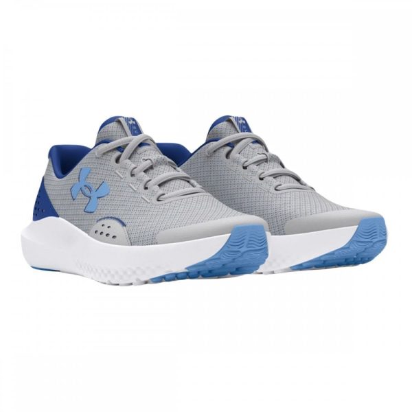 Kids UA Grade School Surge 4 Shoes Grey