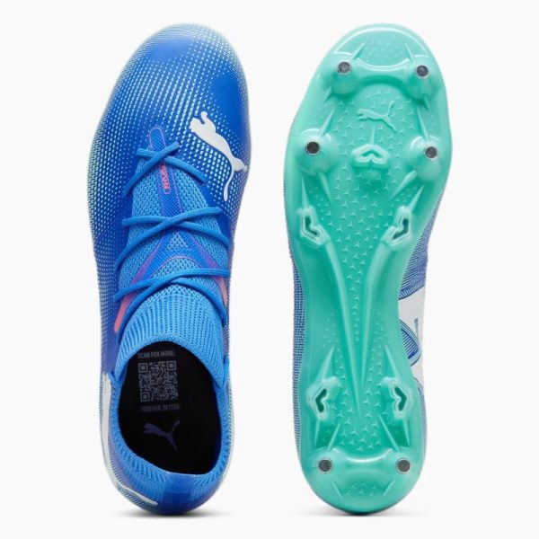Future 7 Match SG Football Boots Blue