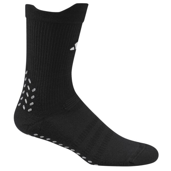 Football Crew Performance Grip Socks Black