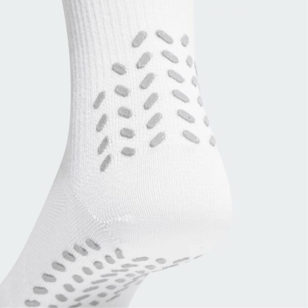 Football Crew Performance Grip Socks White