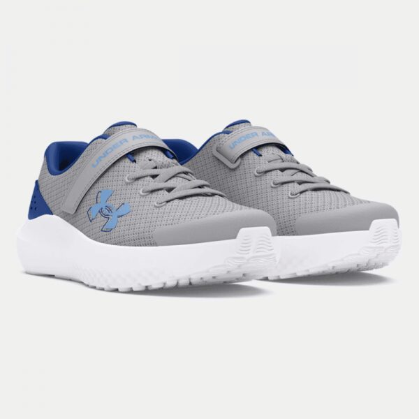 Junior Kids Pre-School UA Surge 4 Shoes Grey
