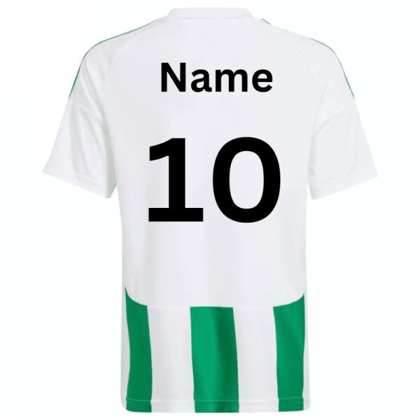 Castlefinn Celtic Striped 24 Jersey Green/White