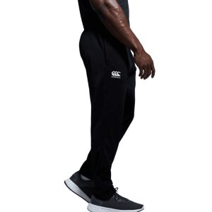 Mens Stretch Tapered Pants Black