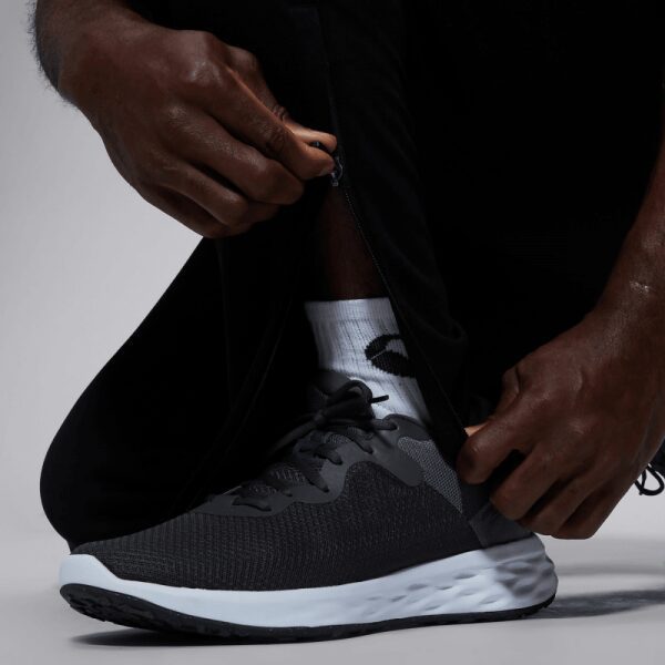 Mens Stretch Tapered Pants Black