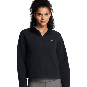 Women's UA Expanse Fleece Half Zip Black