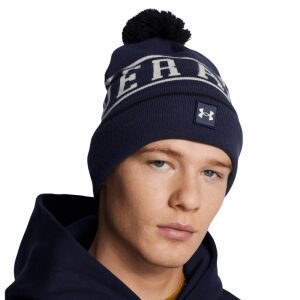 Men's UA Halftime Pom Beanie Navy