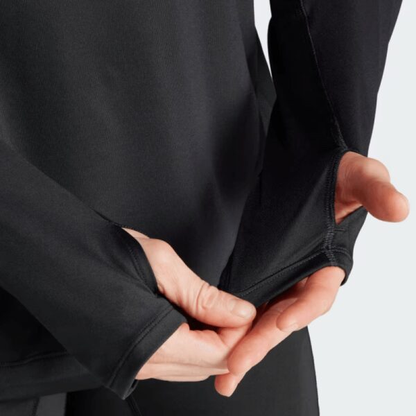 Mens Own the Run Half-Zip Black