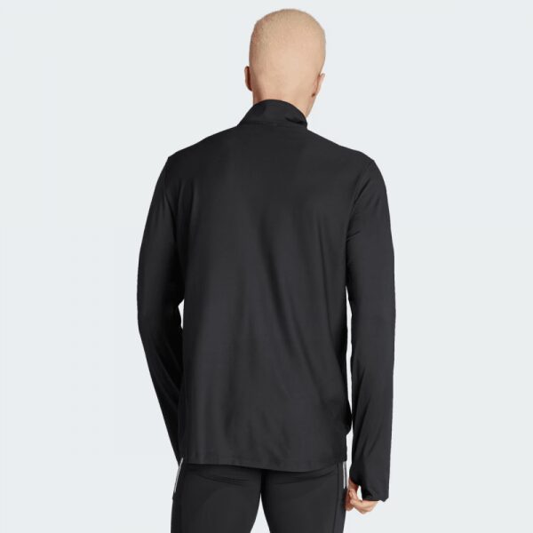 Mens Own the Run Half-Zip Black
