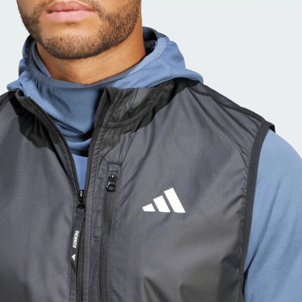 Mens Own the Run Vest Black