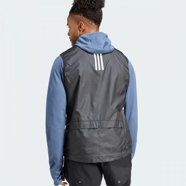 Mens Own the Run Vest Black