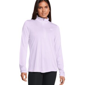 Women's UA Tech Twist ¬Ω Zip Lilac