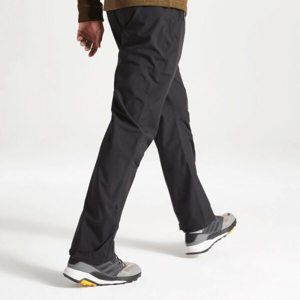 Mens Stefan Waterproof Trousers Black (Long Leg)