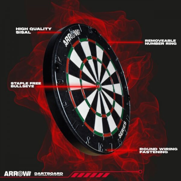 Bristle Dartboard Set with Darts