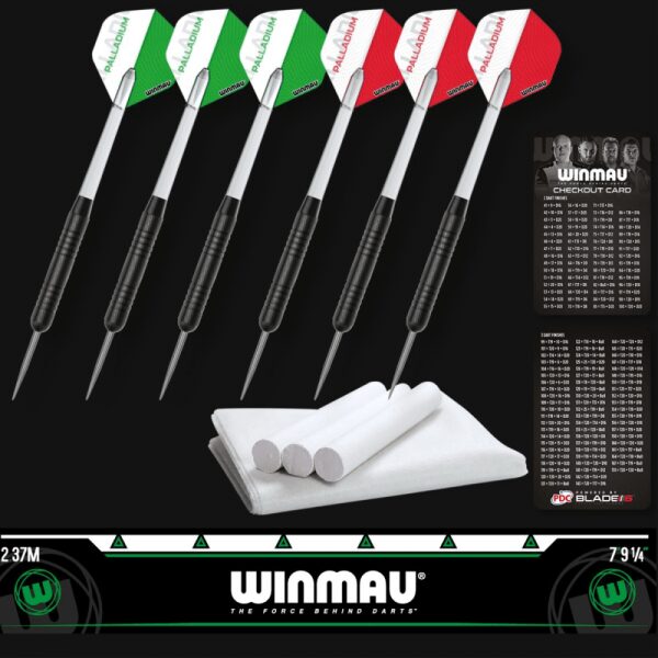 Professional Dart Set includes Diamond Plus Dartboard, Cabinet, 2 Sets of Darts