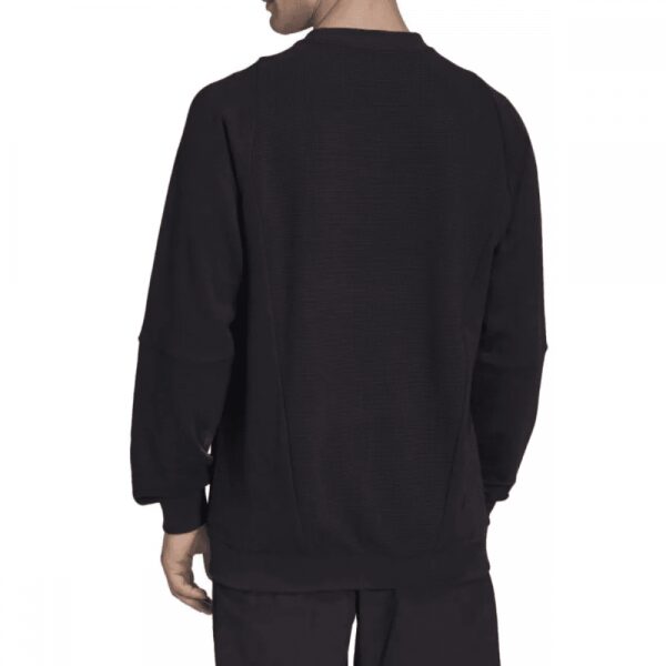 Mens Tiro 23 Crew Top Black