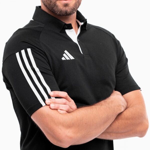 Mens Tiro 23 Polo Black